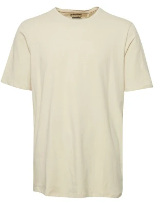 T-shirt basic Blend beżowy melanż