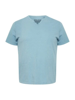 T-shirt basic Blend niebieski