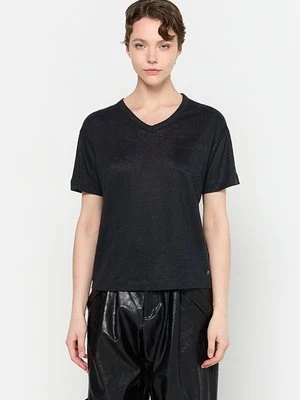 T-shirt basic Bogner czarny