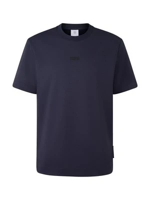 T-shirt basic Bogner granatowy