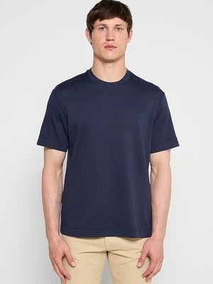 T-shirt basic Bogner granatowy