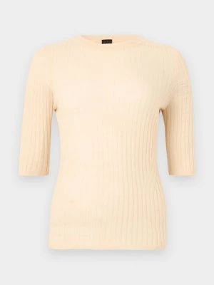 T-shirt basic Boss beżowy