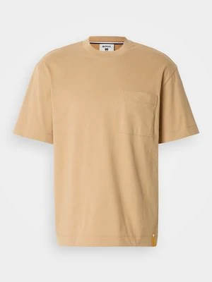 T-shirt basic Boss beżowy