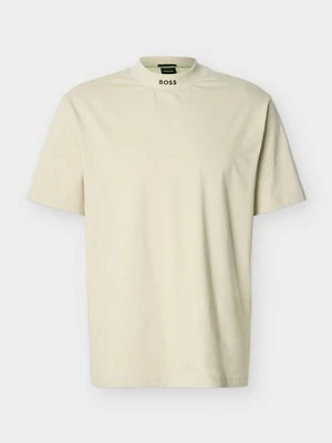 T-shirt basic Boss beżowy