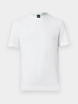 T-shirt basic Boss biały