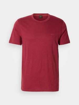 T-shirt basic Boss ciemnoczerwony