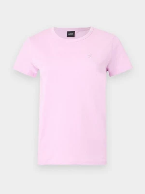 T-shirt basic Boss fioletowy