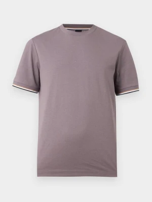 T-shirt basic Boss fioletowy