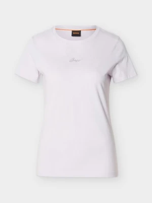 T-shirt basic Boss fioletowy