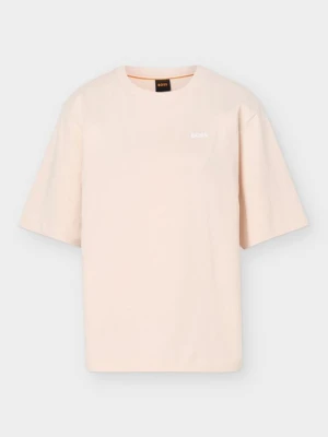 T-shirt basic Boss jasnoróżowy