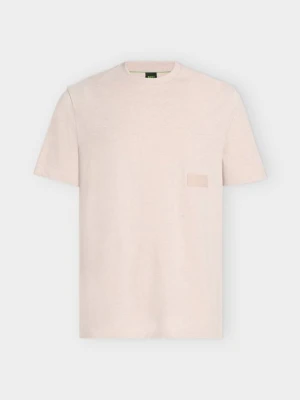 T-shirt basic Boss jasnoróżowy