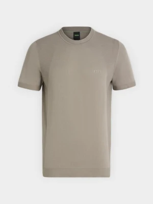 T-shirt basic Boss jasnozielony