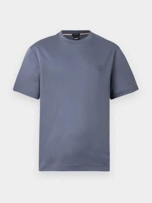 T-shirt basic Boss niebieski