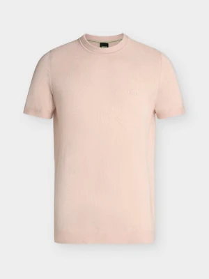 T-shirt basic Boss pomarańczowy