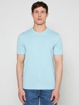 T-shirt basic Bugatti granatowy