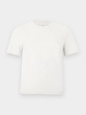 T-shirt basic Calvin Klein beżowy