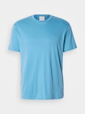 T-shirt basic Calvin Klein niebieski
