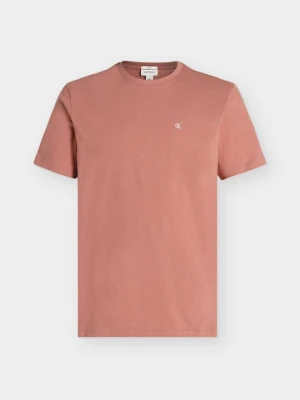 T-shirt basic Calvin Klein czerwony