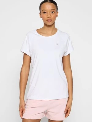 T-shirt basic Calvin Klein biały