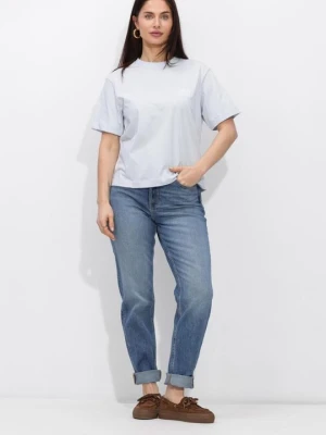 T-shirt basic Calvin Klein jasnoniebieski