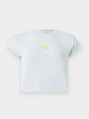 T-shirt basic Calvin Klein Jeans zielony