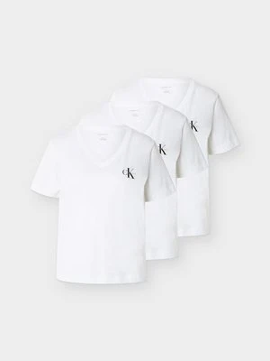 T-shirt basic Calvin Klein Jeans biały