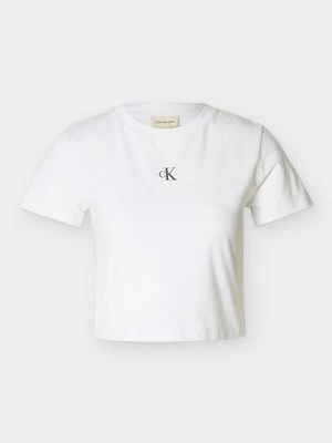 T-shirt basic Calvin Klein Jeans biały