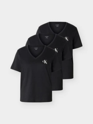 T-shirt basic Calvin Klein Jeans czarny