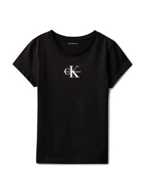 T-shirt basic Calvin Klein Jeans czarny