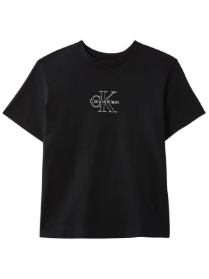 T-shirt basic Calvin Klein Jeans czarny