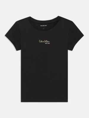 T-shirt basic Calvin Klein Jeans czarny