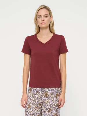 T-shirt basic Calvin Klein Jeans czerwony