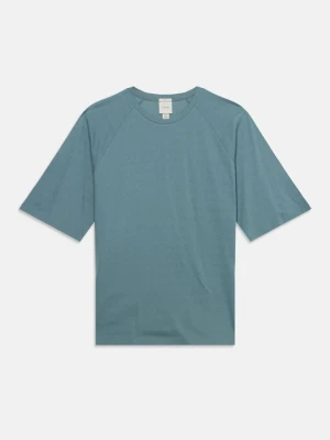 T-shirt basic Calvin Klein Jeans denim z efektem zabrudzenia