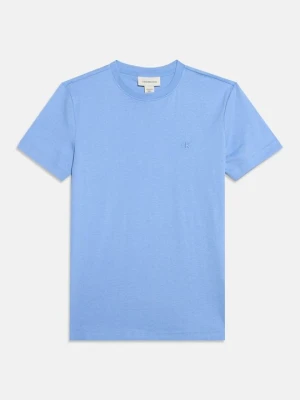 T-shirt basic Calvin Klein Jeans fioletowy