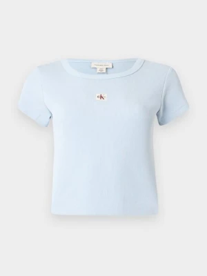 T-shirt basic Calvin Klein Jeans jasnoniebieski