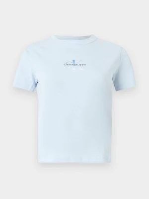 T-shirt basic Calvin Klein Jeans jasnoniebieski