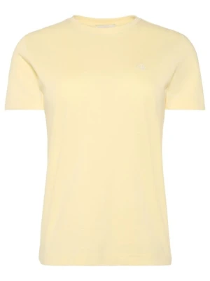 T-shirt basic Calvin Klein Jeans jasnożółty