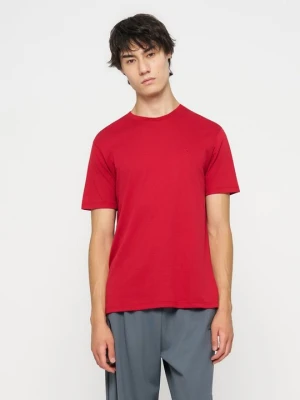 T-shirt basic Calvin Klein Jeans metaliczna zieleń