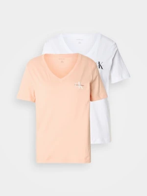 T-shirt basic Calvin Klein Jeans morelowy