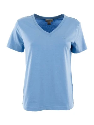 T-shirt basic Calvin Klein Jeans niebieski