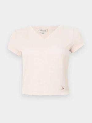 T-shirt basic Calvin Klein Jeans różowy