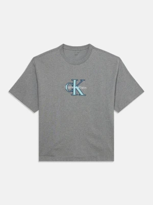 T-shirt basic Calvin Klein Jeans szary