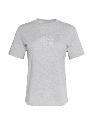 T-shirt basic Calvin Klein Jeans szary