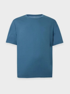 T-shirt basic Calvin Klein niebieski