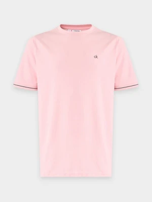 T-shirt basic Calvin Klein różowy
