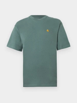 T-shirt basic Carhartt WIP ciemnozielony