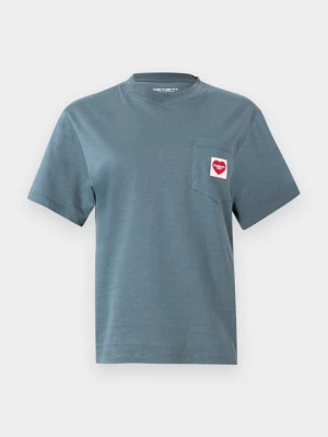 T-shirt basic Carhartt WIP niebieski