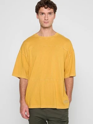 T-shirt basic Champion musztardowy
