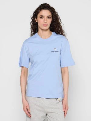 T-shirt basic Chiara Ferragni niebieski