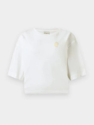 T-shirt basic CLAUDIE PIERLOT biały